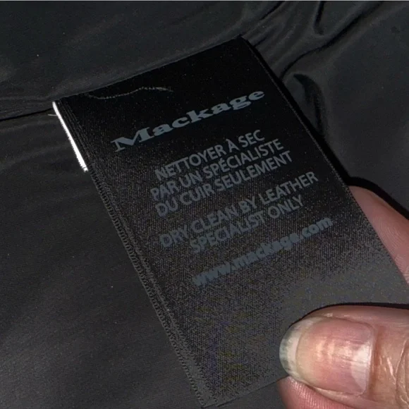 🖤Gorgeous Great USED Condition S Mackage Montreal Down Filled Fur Leather Coat - Picture 11 of 14